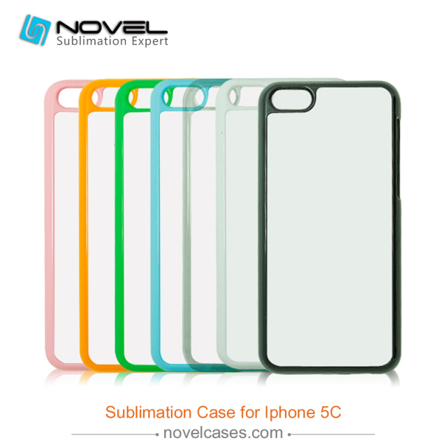 For iPhone 5C Sublimation 2D Plastic Phone Housing Back Cover