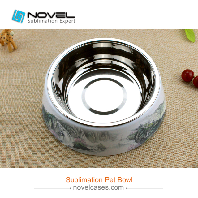 New Sublimation Printable Pet Bowl Without Stainless Steel