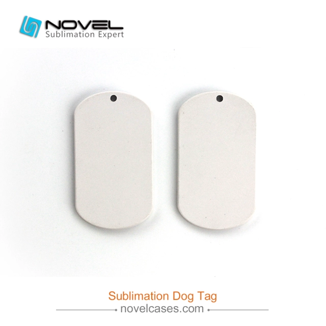 New Sublimation Printable Polymer Oval Dog Tag,5.8*3.3cm