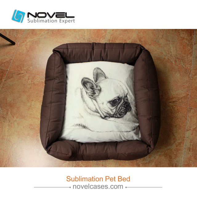 New Custom Sublimation Canvas Pet Bed