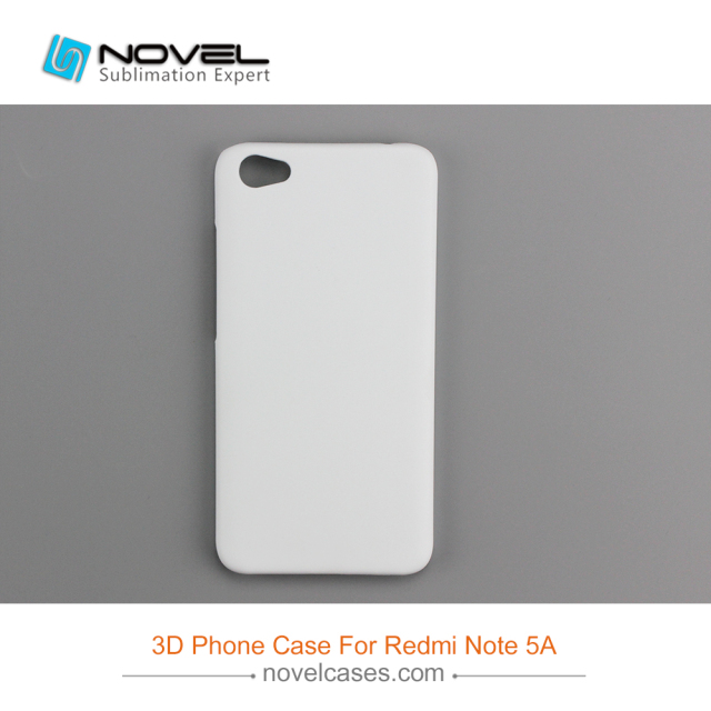 For Xiaomi Redmi Note 5A/Y1 Lite Without Fingerprint Hole Sublimation Blank 3D Phone Case