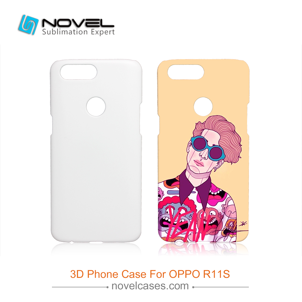 For OPPO R11S Sublimation Blank Custom 3D Hard Smartphone Case