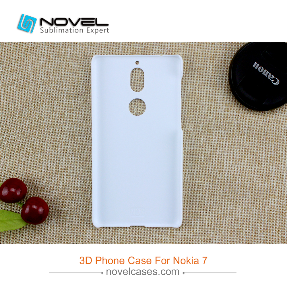 For Nokia 7 Custom Unique Sublimation 3D Blank PC Cell Phone Case