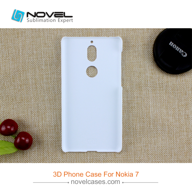 For Nokia 7 Custom Unique Sublimation 3D Blank PC Cell Phone Case