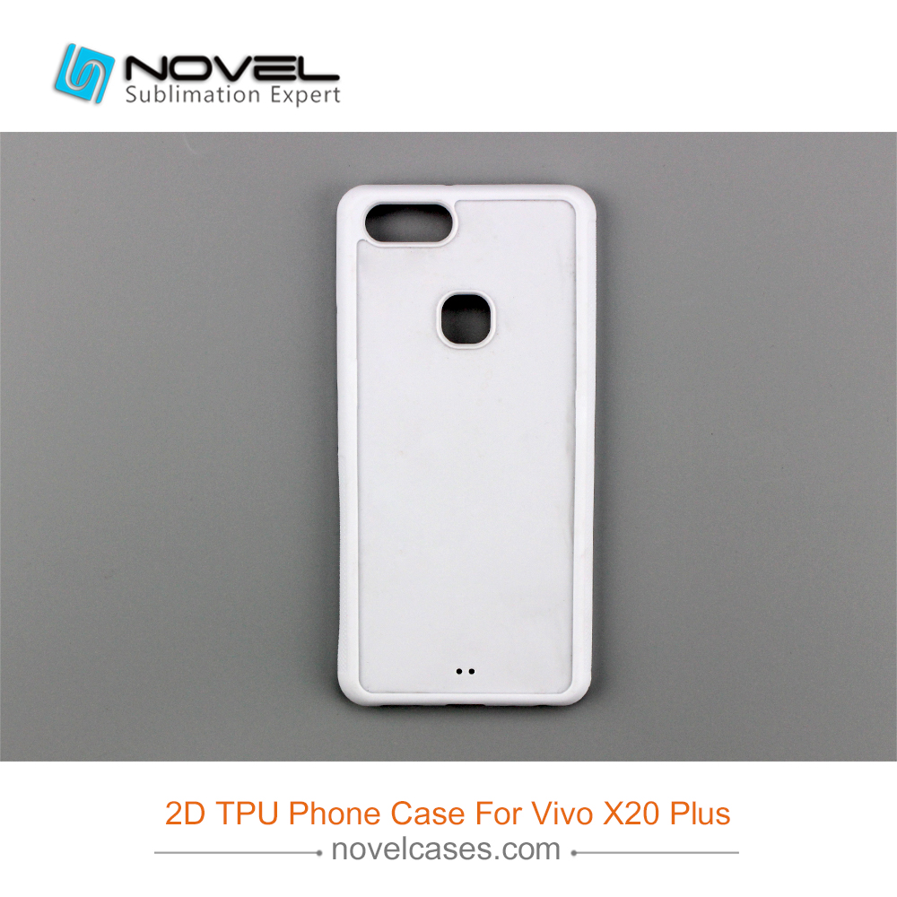 For Vivo X20 Plus 2D Custom Sublimation Blank TPU Rubber Phone Shell