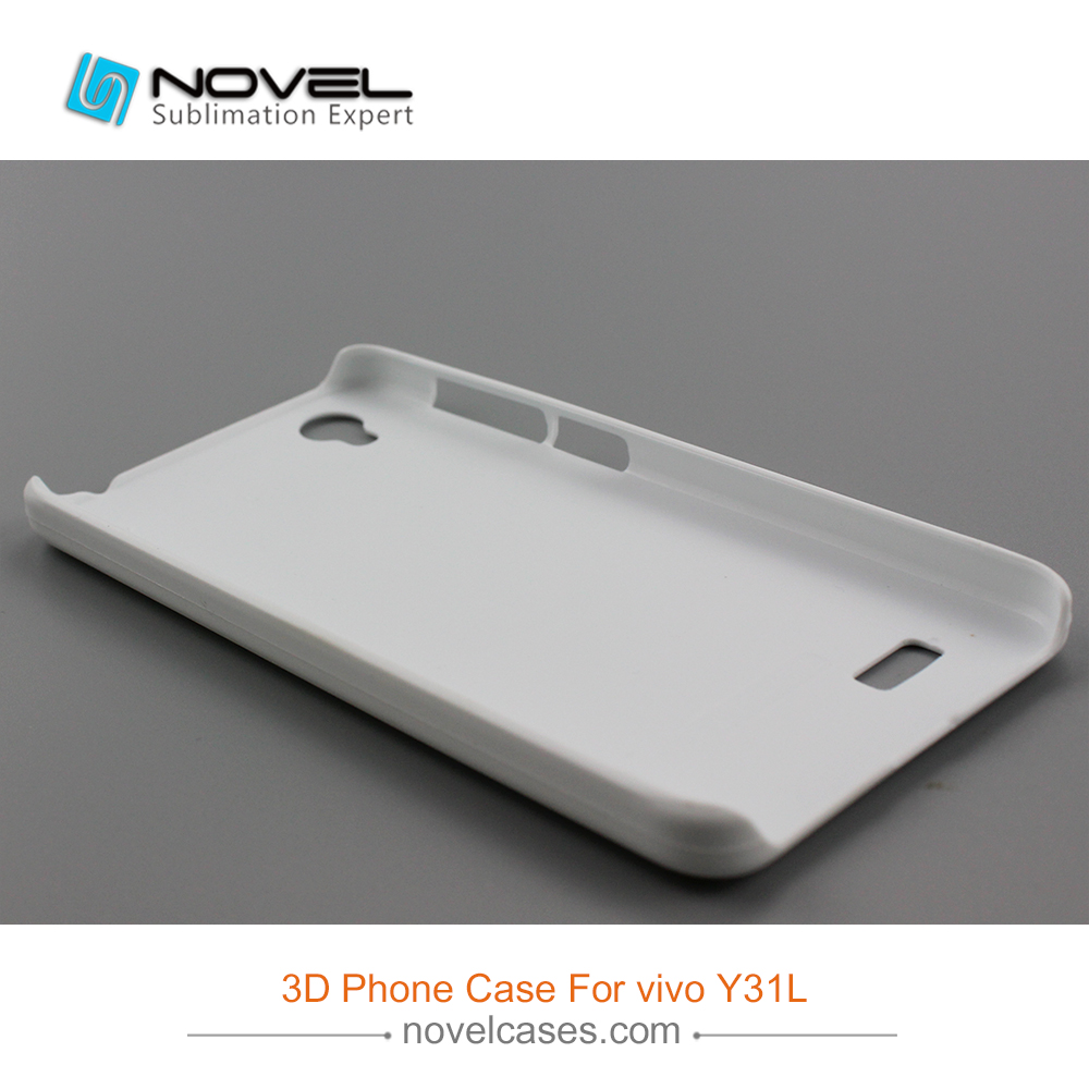 For Vivo Y31L DIY Sublimation Blank 3D Plastic Phone Case