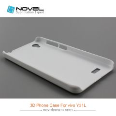 For Vivo Y31L DIY Sublimation Blank 3D Plastic Phone Case