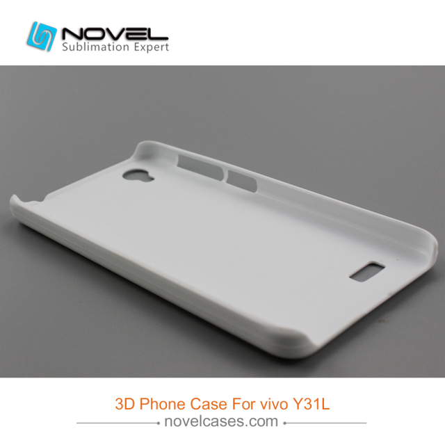 For Vivo Y31L DIY Sublimation Blank 3D Plastic Phone Case