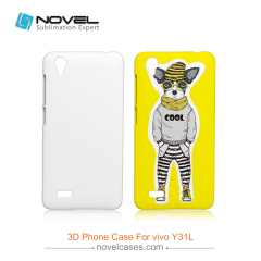 For Vivo Y31L DIY Sublimation Blank 3D Plastic Phone Case
