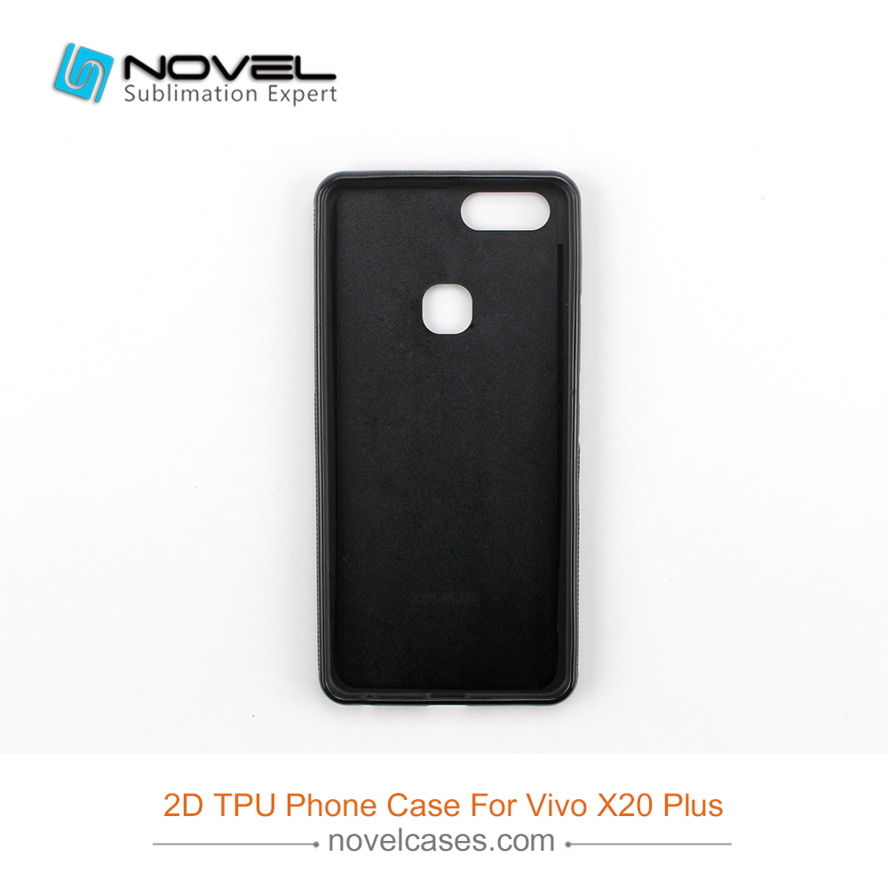 For Vivo X20 Plus 2D Custom Sublimation Blank TPU Rubber Phone Shell