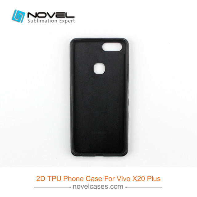 For Vivo X20 Plus 2D Custom Sublimation Blank TPU Rubber Phone Shell