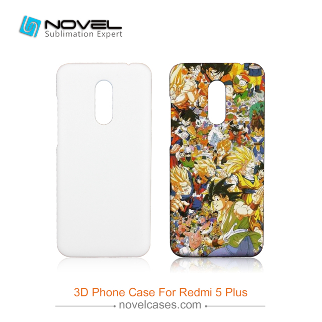 For Xiaomi Redmi 5 Plus Sublimation 3D Blank Smartphone Case Cover