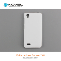 For Vivo Y31L DIY Sublimation Blank 3D Plastic Phone Case