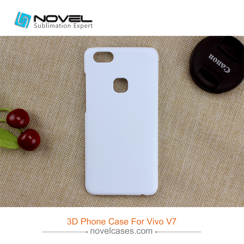 For Vivo V7/Y75 Blank Sublimation 3D Cell Phone Case Cover