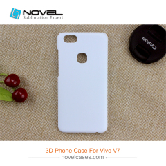 For Vivo V7/Y75 Blank Sublimation 3D Cell Phone Case Cover