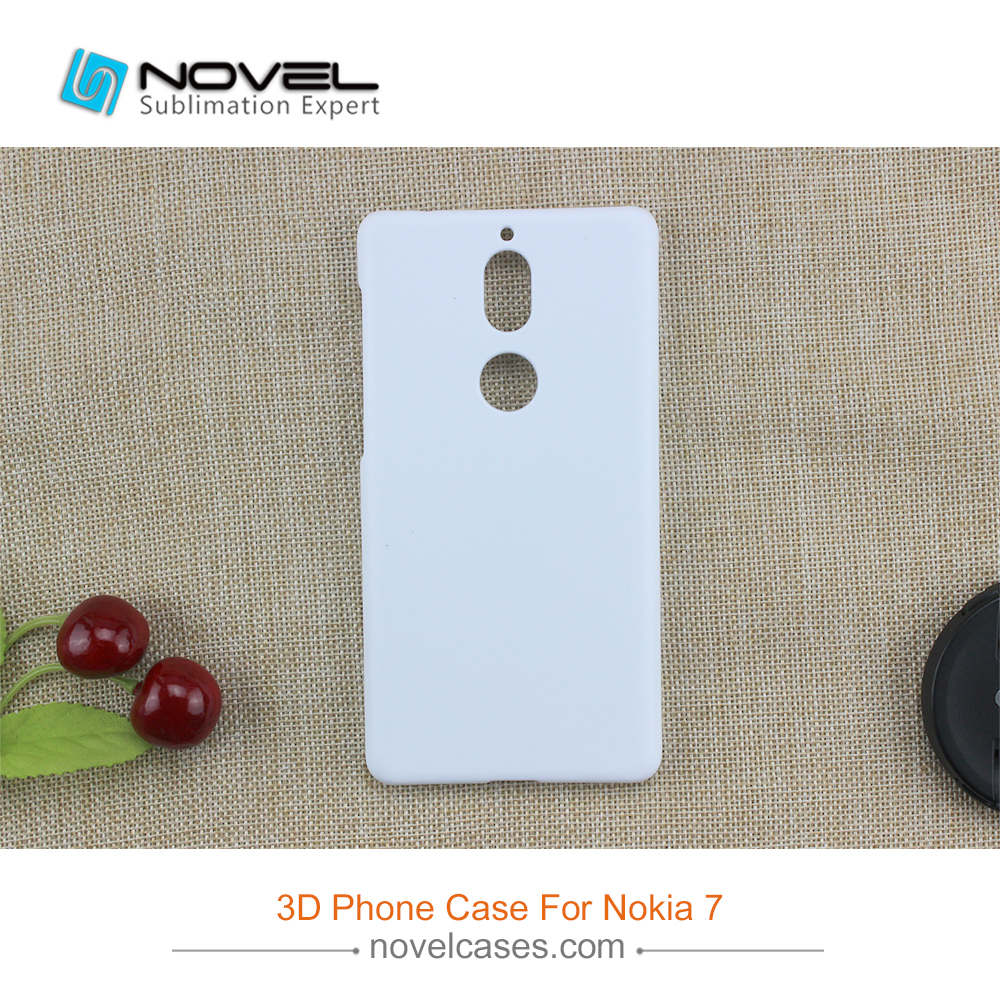 For Nokia 7 Custom Unique Sublimation 3D Blank PC Cell Phone Case
