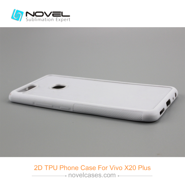 For Vivo X20 Plus 2D Custom Sublimation Blank TPU Rubber Phone Shell