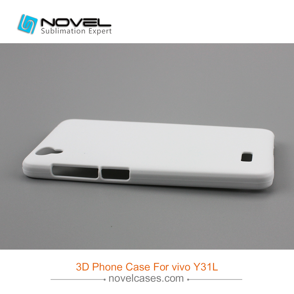 For Vivo Y31L DIY Sublimation Blank 3D Plastic Phone Case