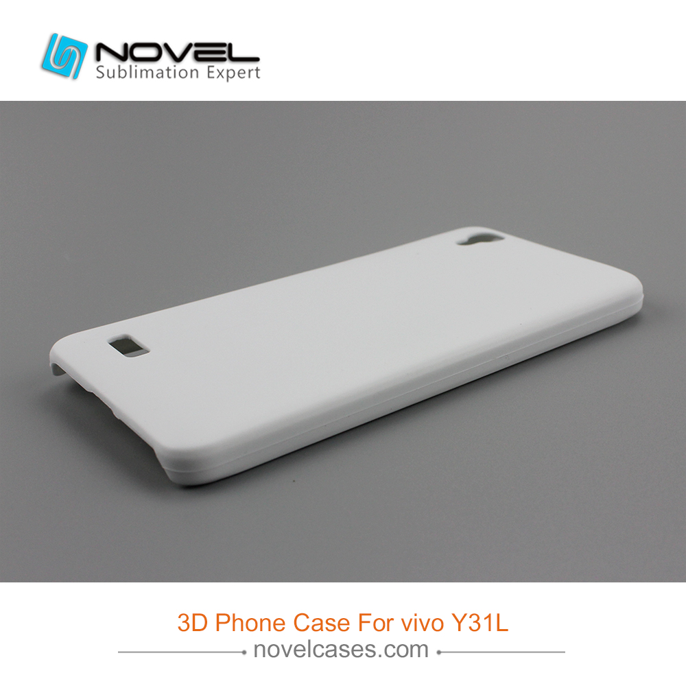 For Vivo Y31L DIY Sublimation Blank 3D Plastic Phone Case