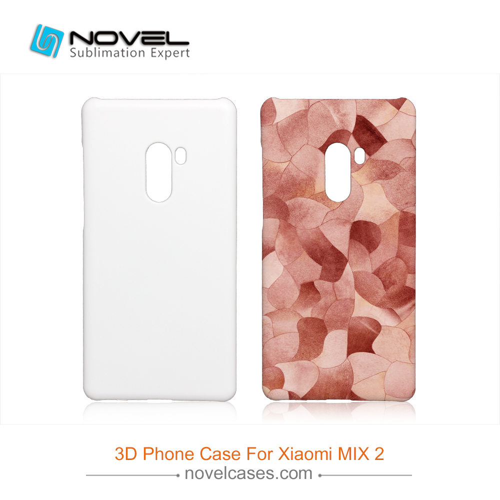 For Xiaomi MIX 2 Sublimation Hard Back 3D Blank Smartphone Cover