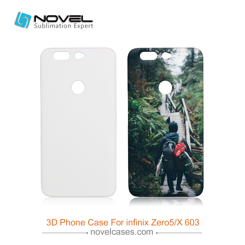 For Infinix Zero 5/X603 Sublimation Blank 3D Regular PC Phone Case