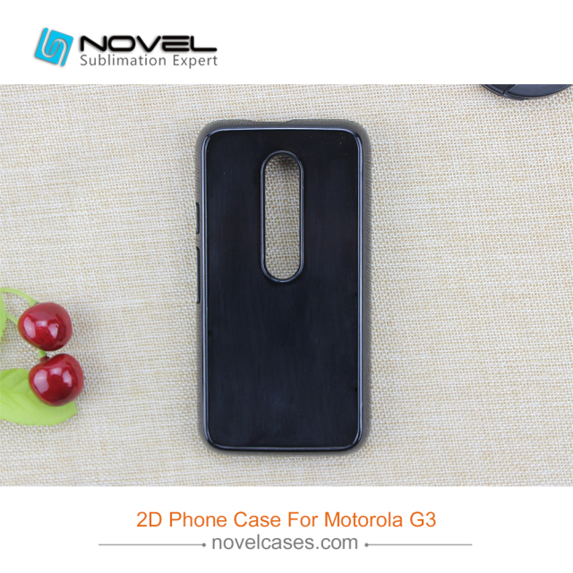 For Moto G3 DIY Blank Sublimation 2D PC Mobile Phone Case