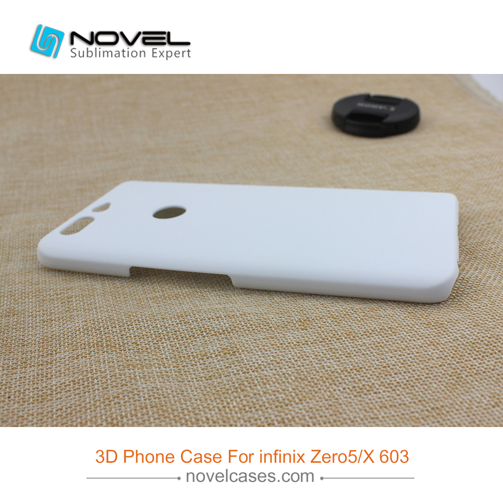 For Infinix Zero 5/X603 Sublimation Blank 3D Regular PC Phone Case