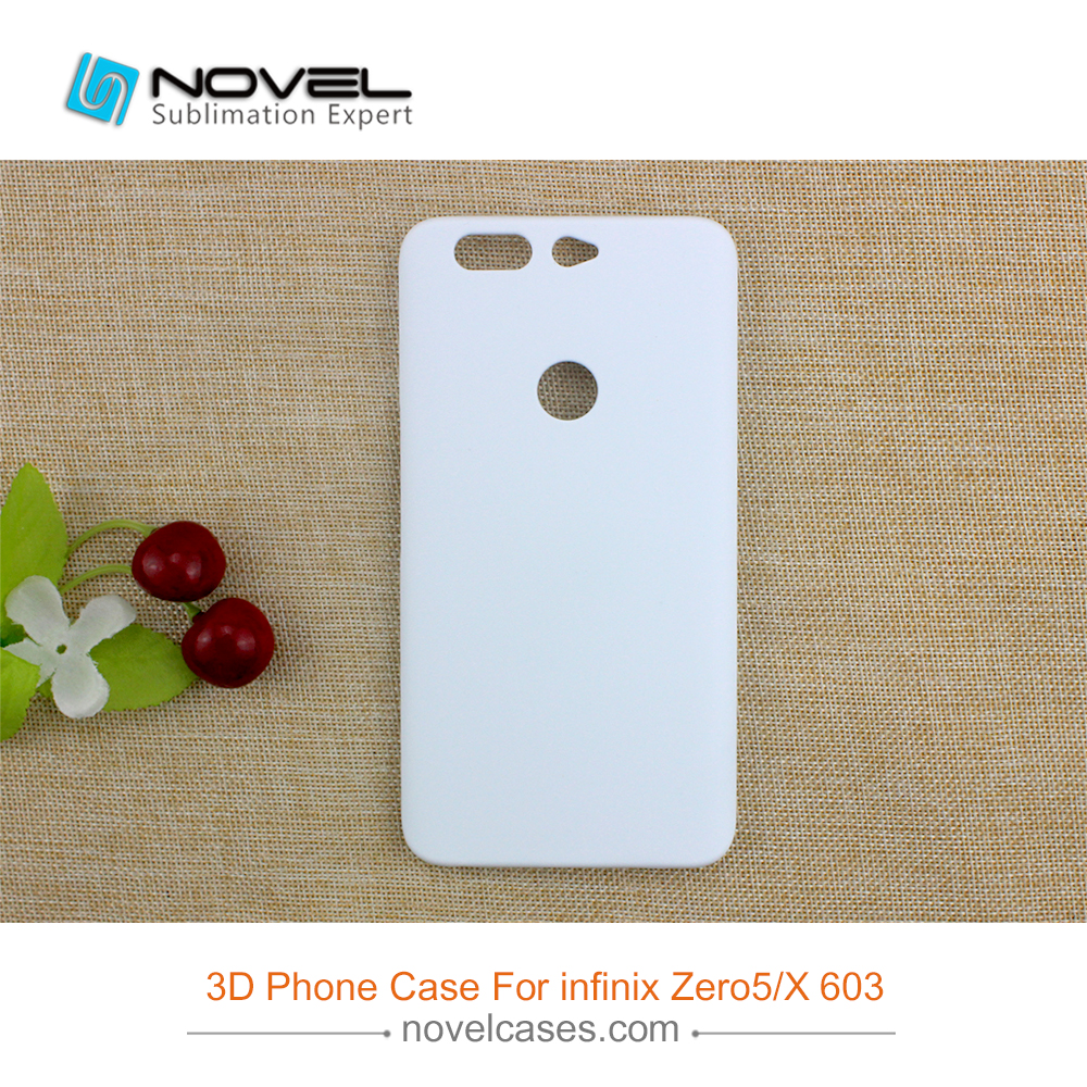 For Infinix Zero 5/X603 Sublimation Blank 3D Regular PC Phone Case