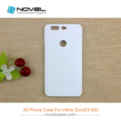 For Infinix Zero 5/X603 Sublimation Blank 3D Regular PC Phone Case