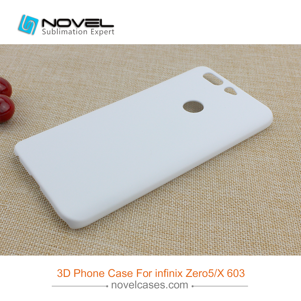 For Infinix Zero 5/X603 Sublimation Blank 3D Regular PC Phone Case