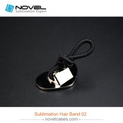 DYE Sublimation Blank Hair Rope--Heart Shaped