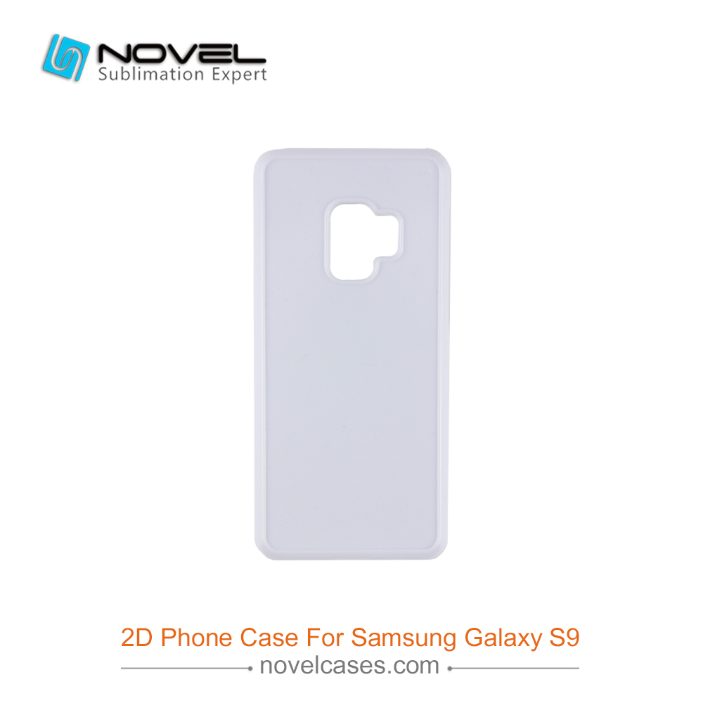 For Galaxy S9 DYE Sublimation 2D Hard Plastic Mobile Phone Back Case