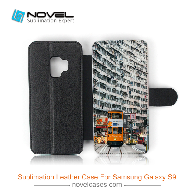 For Galaxy S9 New Sublimation Blank PU Leather Phone Wallet