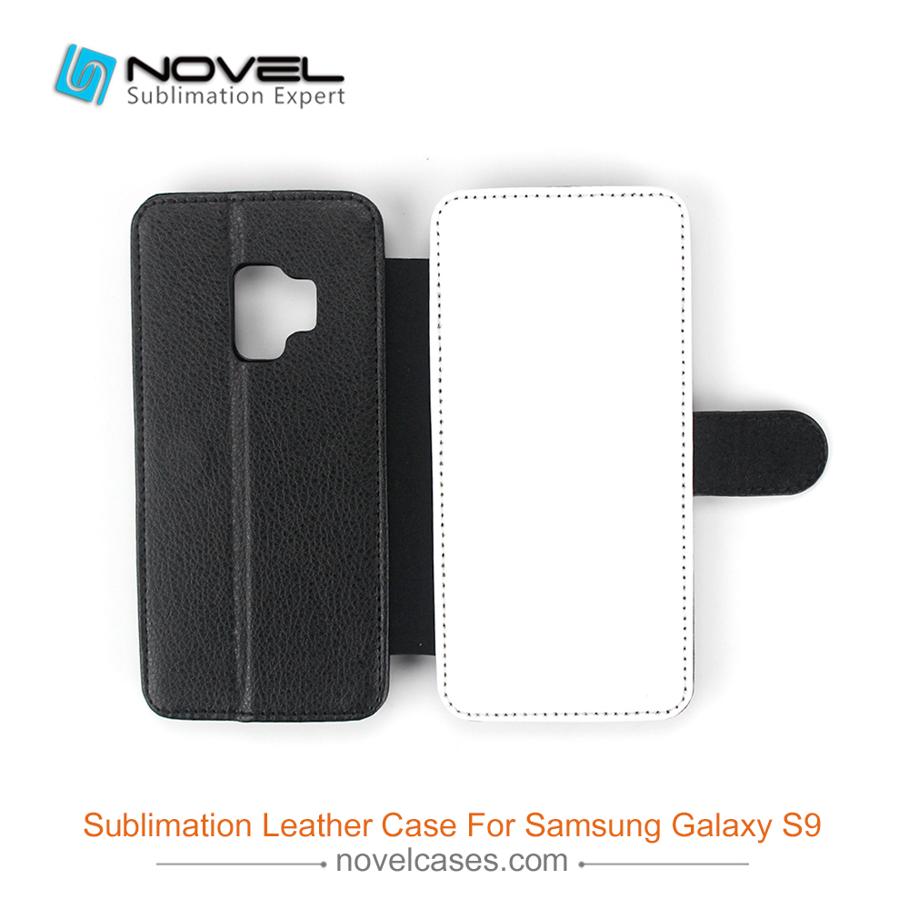 For Galaxy S9 New Sublimation Blank PU Leather Phone Wallet