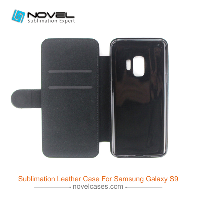 For Galaxy S9 New Sublimation Blank PU Leather Phone Wallet