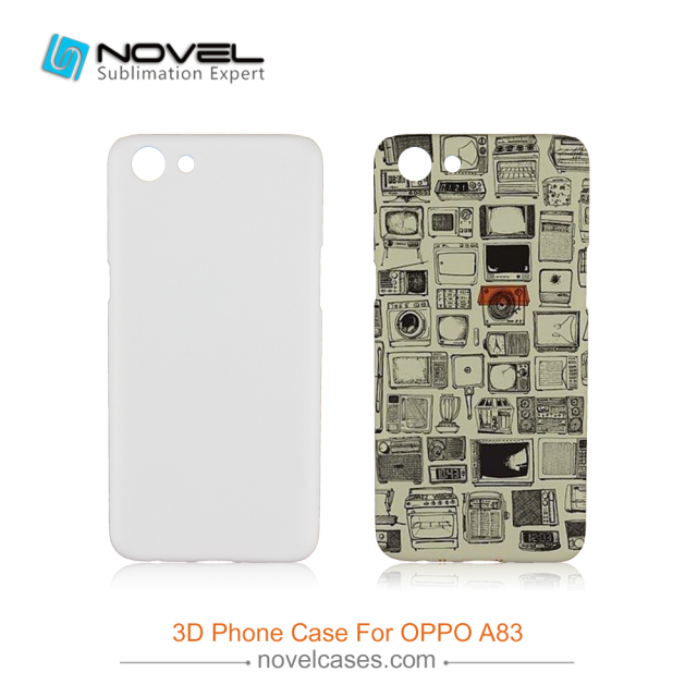 For OPPO A83/A1 Blank Sublimation 3D Polymer Full Area Imprinted Phone Case
