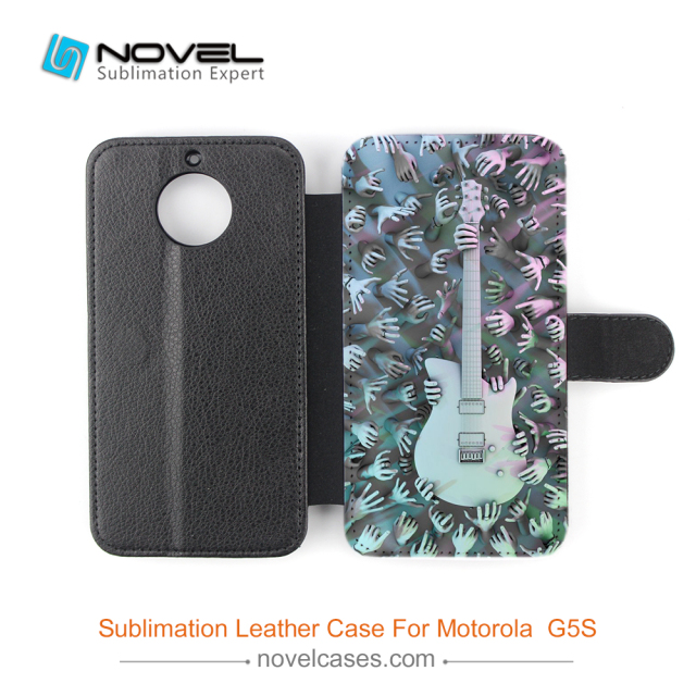 For Moto G5S Sublimation Blank PU Leather Phone Case