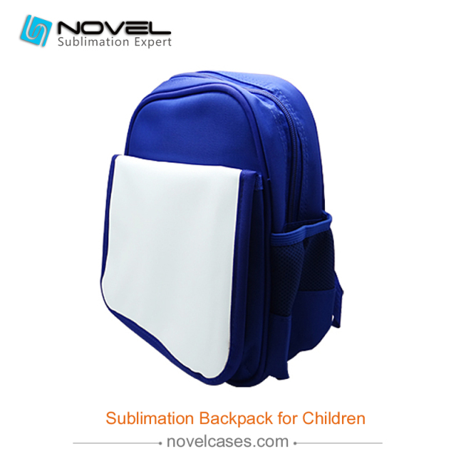 Kid Sublimation Backpack--Bule