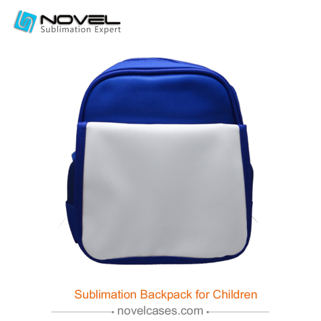 Kid Sublimation Backpack--Bule