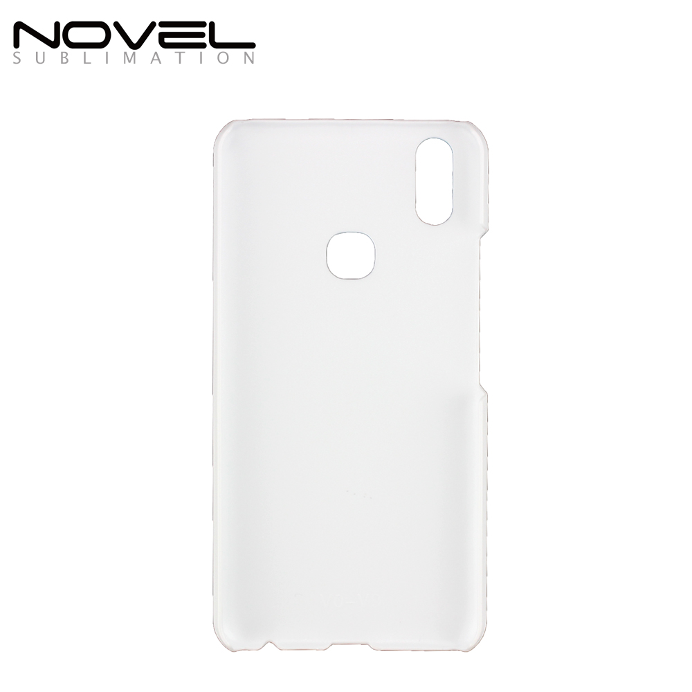 Hot!!! For Vivo V9 Sublimation Blank 3D Hard Plastic Phone Back Shell Case