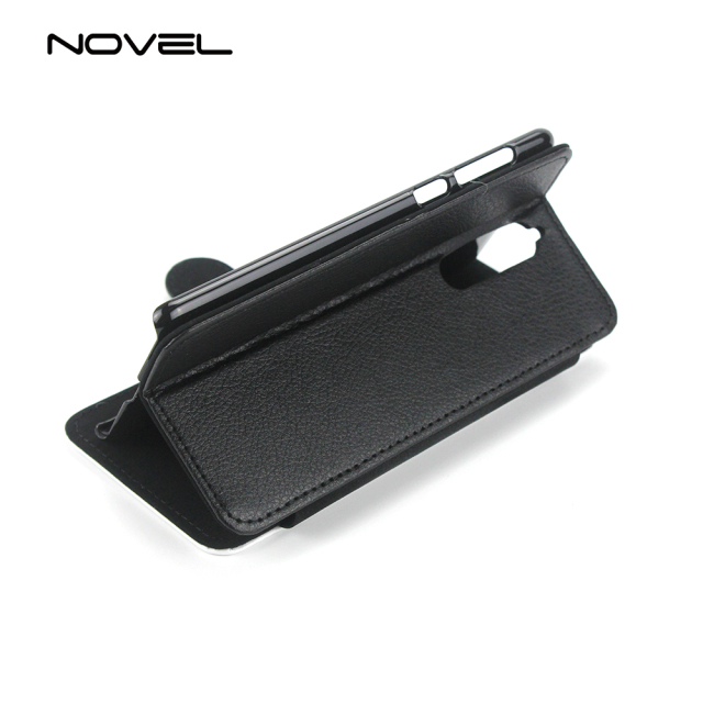 For Nokia 8 Sublimation Blank Canvas Leather Flip Phone Case