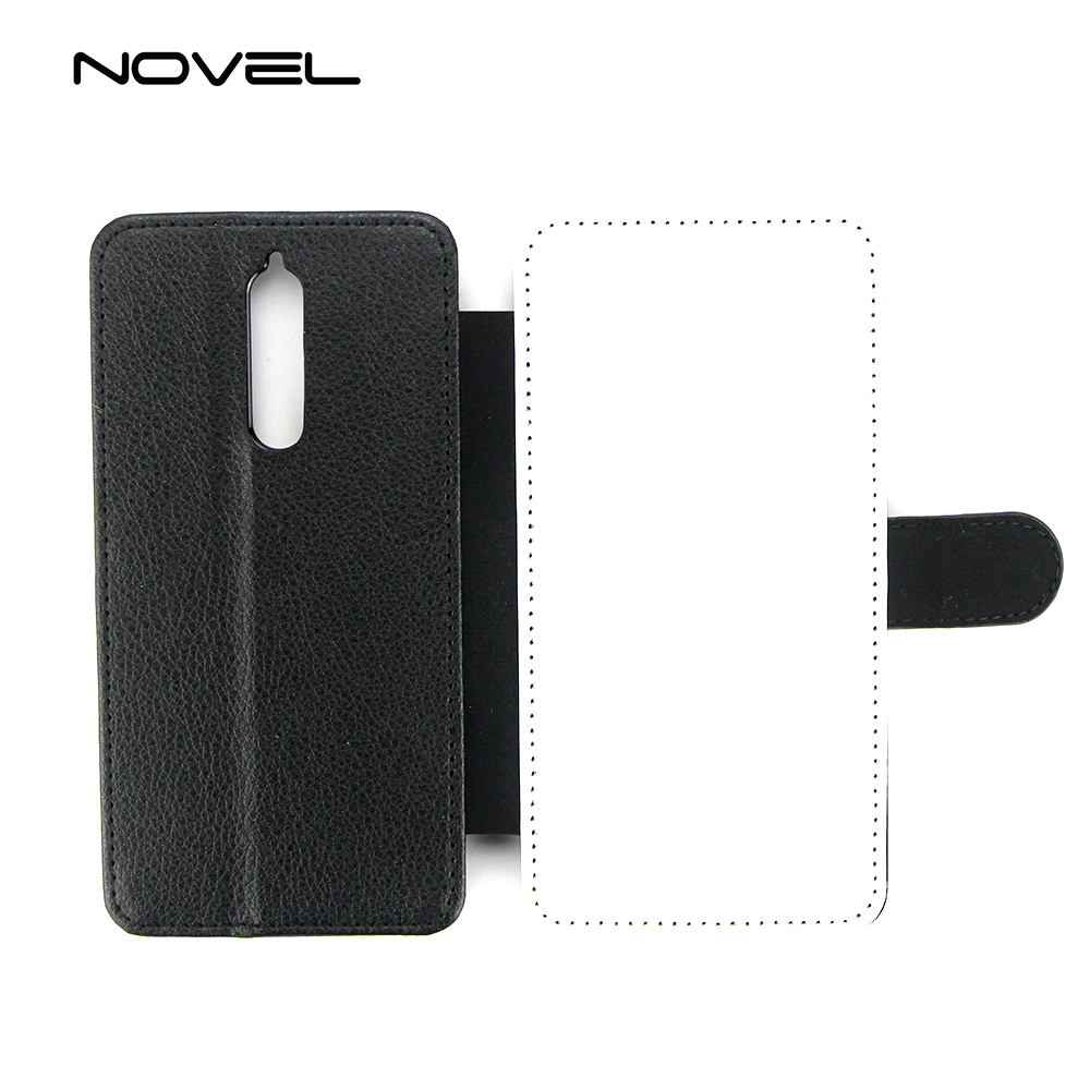 For Nokia 8 Sublimation Blank Canvas Leather Flip Phone Case