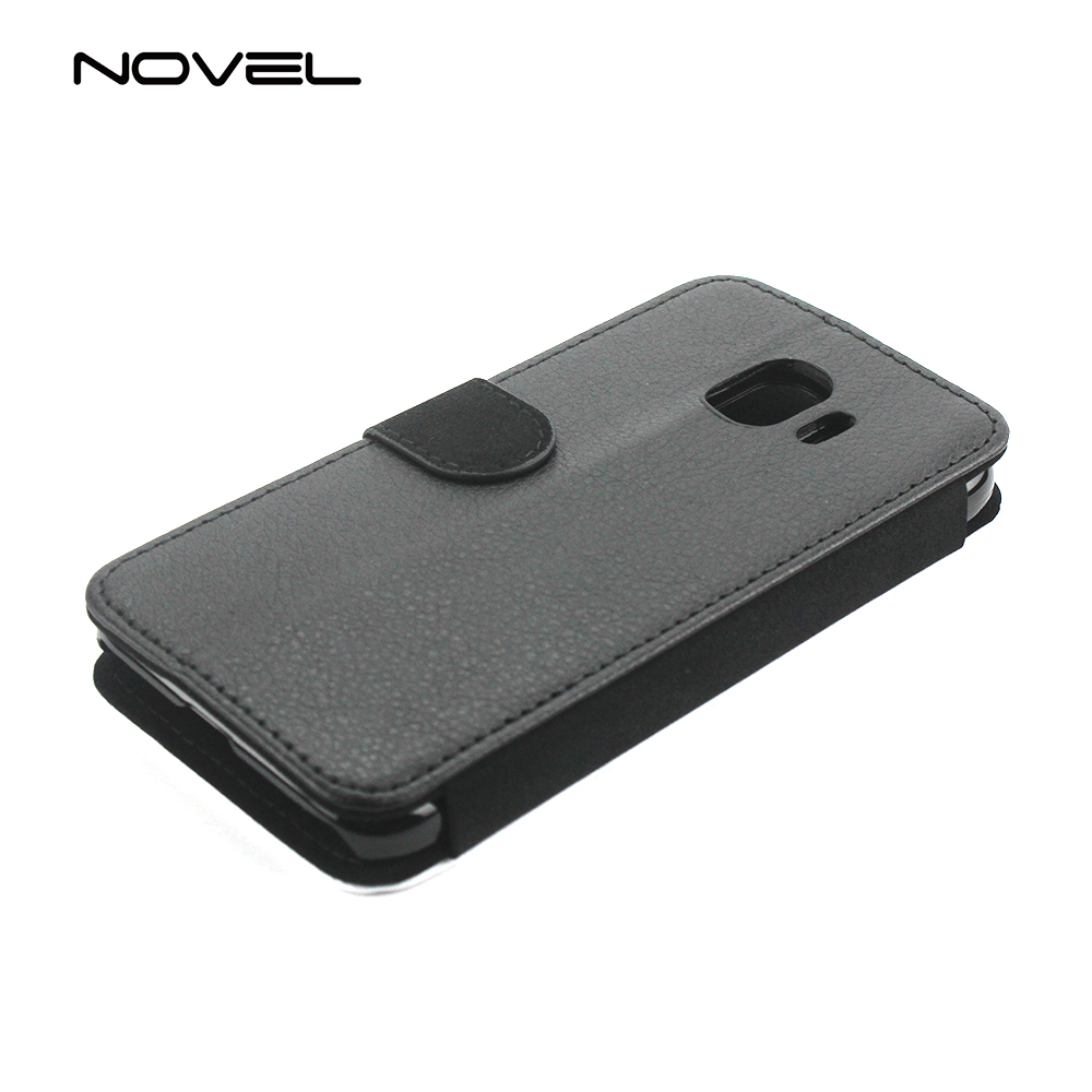 For Galaxy J2 Pro 2018 Personalized Sublimation Blank Flip Leather Phone Case Wallet