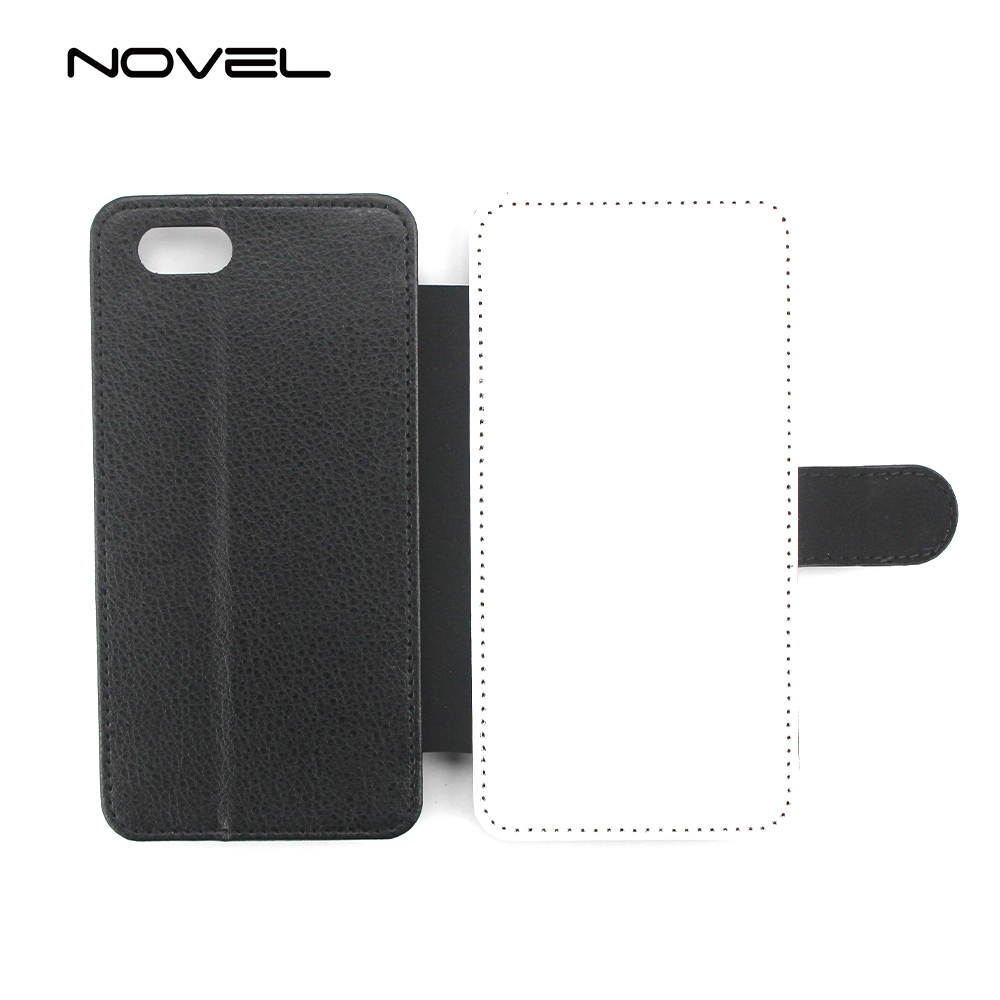 For OPPO A83 Blank Sublimation PU Leather Phone Case With Card Holder