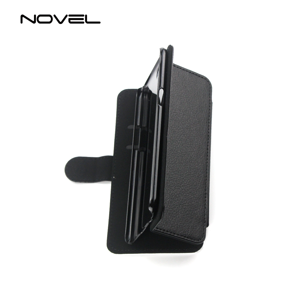 For OPPO A83 Blank Sublimation PU Leather Phone Case With Card Holder