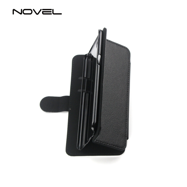 For OPPO A83 Blank Sublimation PU Leather Phone Case With Card Holder