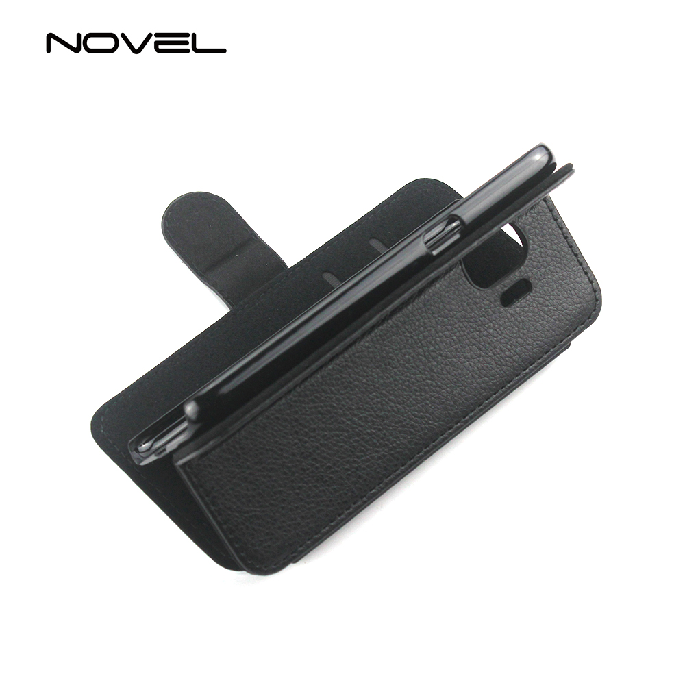 For Galaxy J2 Pro 2018 Personalized Sublimation Blank Flip Leather Phone Case Wallet