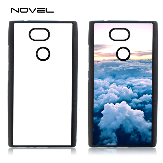 For Sony Xperia L2 Sublimation 2D Blank Rubber TPU Cell Phone Case Cover