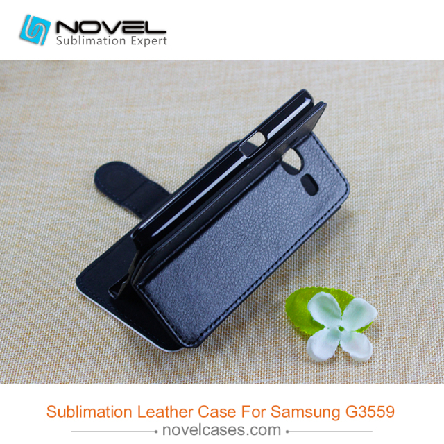 For Galaxy Core 2 G3559 Blank Sublimation PU Leather Phone Case