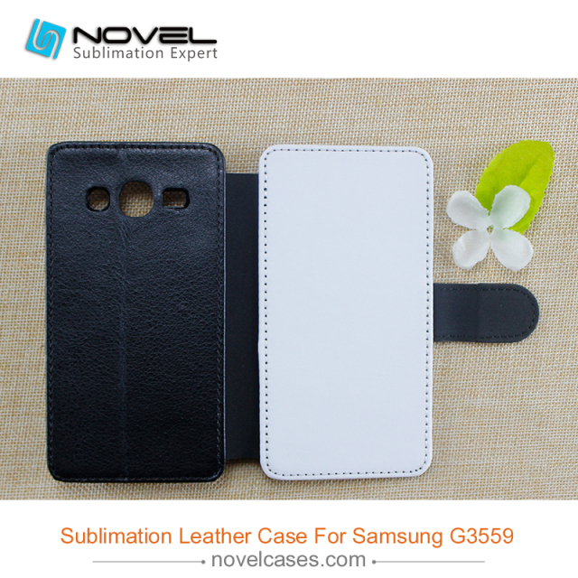 For Galaxy Core 2 G3559 Blank Sublimation PU Leather Phone Case